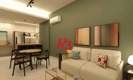 Apartamento à venda, 60 m² por R$ 480.000,00 - Boqueirão - Santos/SP