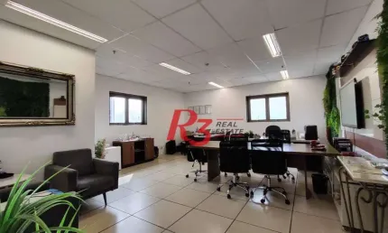 Sala à venda, 92 m² por r$ 340.500,00 - valongo - santos/sp