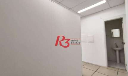 Sala à venda, 89 m² por R$320.000,00 - Valongo - Santos/SP