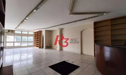 Sala, 78 m² - venda por R$ 320.000,00 ou aluguel por R$ 2.600,00/mês - Centro - Santos/SP