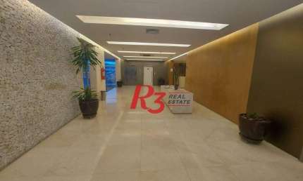 Sala à venda, 53 m² por R$ 370.000,00 - Valongo - Santos/SP