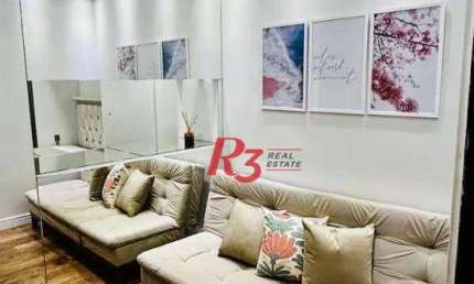 Flat à venda, 36 m² por R$ 320.000,00 - Centro - São Vicente/SP