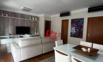 Apartamento, 160 m² - venda por R$ 2.550.000,00 ou aluguel por R$ 15.000,00/mês - Embaré - Santos/SP