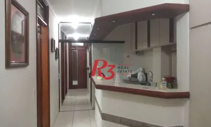 Sala, 122 m² - venda por R$ 650.000,00 ou aluguel por R$ 6.500,00/mês - Encruzilhada - Santos/SP