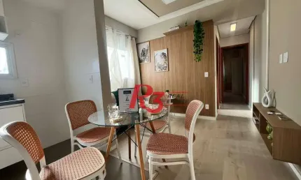 Apartamento novo de 2 dormitórios no estuário - santos, próximo ao canal 6