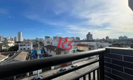 Apartamento com 2 dormitórios à venda, 39 m² por R$ 355.000,00 - Estuário - Santos/SP