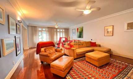 Apartamento com 4 dormitórios, 301 m² - venda por R$ 2.200.000,00 ou aluguel por R$ 14.424,00/mês - Boqueirão - Santos/SP