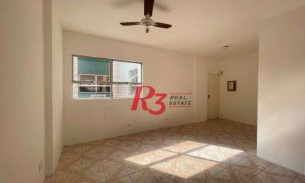 Sala, 73 m² - venda por R$ 350.000,00 ou aluguel por R$ 3.000,00/mês - Vila Belmiro - Santos/SP