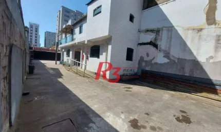 Terreno comercial para alugar na Praça Visconde de Itaboraí, 16, Estuário, Santos, 420 m2 por R$ 9.000
