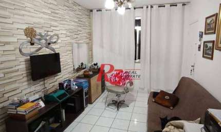 Apartamento com 2 dormitórios à venda, 70 m² por R$ 450.000,00 - Boqueirão - Santos/SP