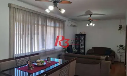 Apartamento com 2 dormitórios à venda, 103 m² por R$ 480.000,00 - Aparecida - Santos/SP