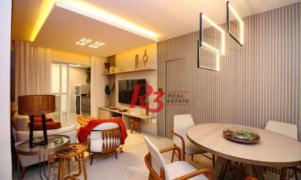 Apartamento com 3 quartos à venda, 125 m² por R$ 2.250.000 - Aparecida - Santos/SP