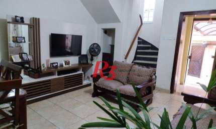 Sobrado com 3 dormitórios à venda, 226 m² por R$ 700.000,00 - Centro - São Vicente/SP