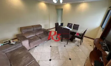 Apartamento à venda, 122 m² por R$ 650.000,00 - Campo Grande - Santos/SP