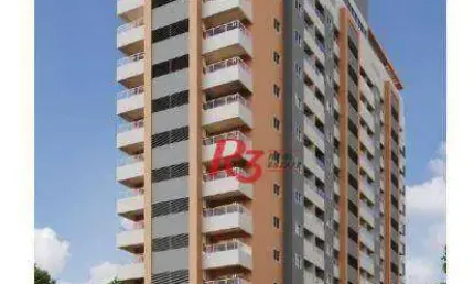 Apartamento novo, com 1 quarto, à venda, 48 m²  1 vaga - Centro - São Vicente/SP