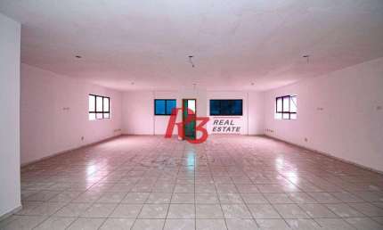 Sala para alugar, 115 m² por R$ 4.400,02/mês - Vila Mathias - Santos/SP