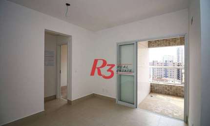 Apartamento com 1 dormitório à venda, 56 m² por R$ 800.000,00 - Boqueirão - Santos/SP