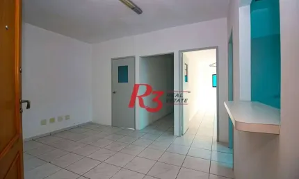 Sala para alugar, 115 m² por R$ 4.400/pacote mensal - Vila Mathias - Santos/SP