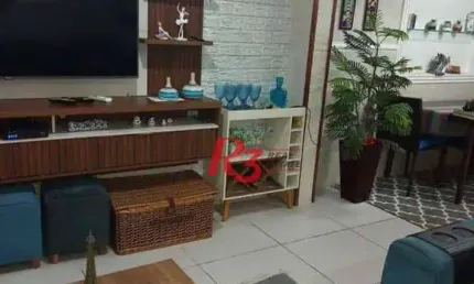 Casa com 3 dormitórios à venda, 265 m² por R$ 744.000,00 - Chico de Paula - Santos/SP