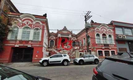 R3 REAL ESTATE ALUGA PARA FINS COMERCIAIS! Sobrado com 1864 m² por R$ 45.000/mês - Paquetá - Santos/SP