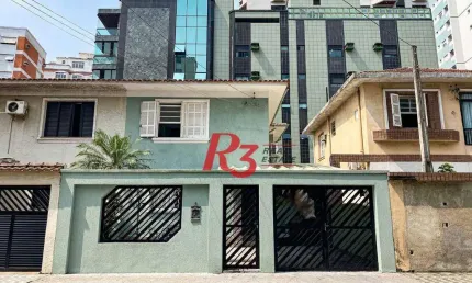 Casa com 3 quartos à venda, 180 m² por R$ 1.730.000 - Ponta da Praia - Santos/SP