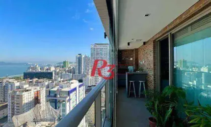 Apartamento à venda, 88 m² por R$ 1.700.000,00 - Aparecida - Santos/SP