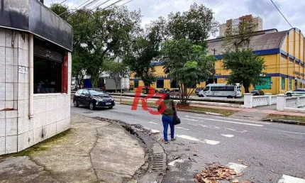 Terreno à venda na Rua Conselheiro João Alfredo, 261, Macuco, Santos