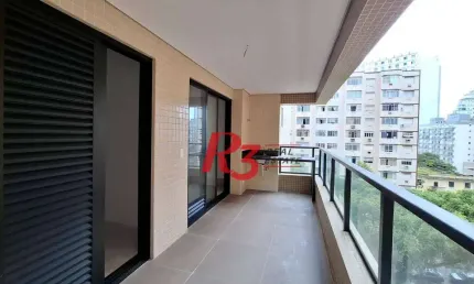 Apartamento novo à venda, 2 quartos (1 suite), próximo à praia, josé menino, santos sp
