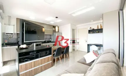 Studio à venda, 57 m² por R$ 960.000,00 - Gonzaga - Santos/SP