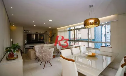 Apartamento à venda, 154 m² por R$ 1.400.000,00 - Boqueirão - Santos/SP