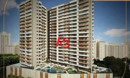 Apartamento com 3 dormitórios à venda, 89 m² por R$ 1.116.000,00 - Encruzilhada - Santos/SP