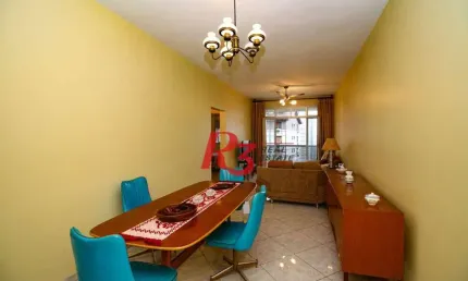 Apartamento à venda, 118 m² por r$ 720.000,00 - boqueirão - santos/sp