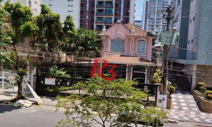Casa comercial com 4 salas à venda na Rua Paraíba, 110, Pompéia, Santos