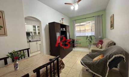 Apartamento à venda, 69 m² por R$ 370.000,00 - Encruzilhada - Santos/SP