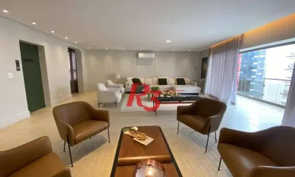 Apartamento com 4 quartos à venda, 257 m² por r$ 3.130.000 - gonzaga - santos/sp