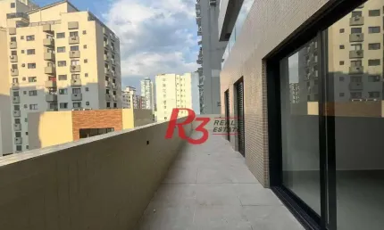 Apartamento Garden com 2 dormitórios à venda, 95 m² por R$ 1.400.000,00 - José Menino - Santos/SP