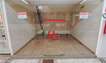Loja para alugar, 32 m² por R$ 4.800,00/mês - Boqueirão - Santos/SP