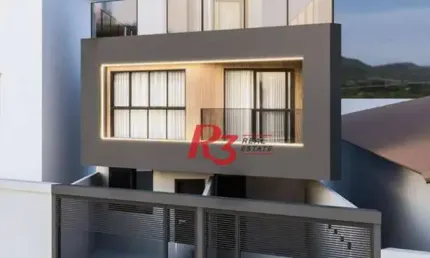 Casa com 2 dormitórios à venda, 76 m² - Embaré - Santos/SP