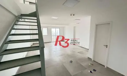 Sala para alugar, 72 m² por R$ 5.000,00/mês - Vila Matias - Santos/SP