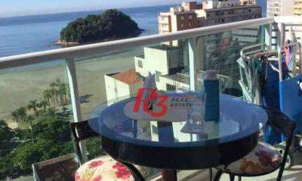 Apartamento com 1 dormitório à venda, 48 m² por R$ 550.000,00 - José Menino - Santos/SP