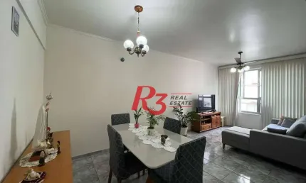 Apartamento á venda 2 quartos  dependência completa  1vg  quadra da praia da pompéia.