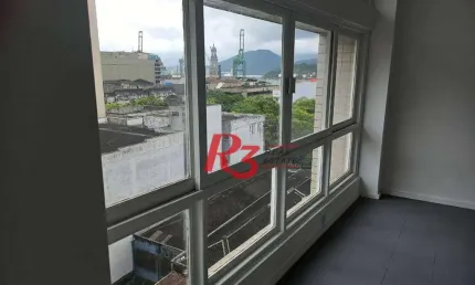 Sala para alugar, 100 m² por R$ 3.500/mês - Centro - Santos/SP