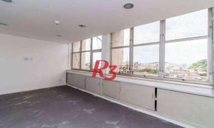 Sala para alugar, 189 m² por R$ 7.000,00/mês - Centro - Santos/SP