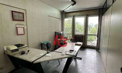 Sala, 110 m² - venda por R$ 250.000,00 ou aluguel por R$ 2.500,00/mês - Centro - Santos/SP