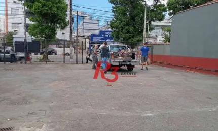 Terreno para alugar, 480 m² por R$ 8.000,00/mês - Aparecida - Santos/SP
