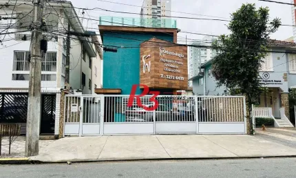 Sobrado com 4 dormitórios para alugar, 236 m² por R$ 18.000,00/mês - Embaré - Santos/SP