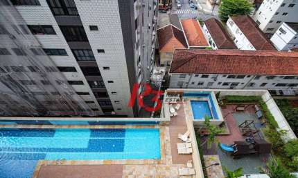 Apartamento com 2 dormitórios à venda, 63 m² por R$ 669.000,00 - Campo Grande - Santos/SP