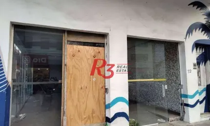 Loja para alugar, 550 m² por R$ 19.252,00/mês - Embaré - Santos/SP