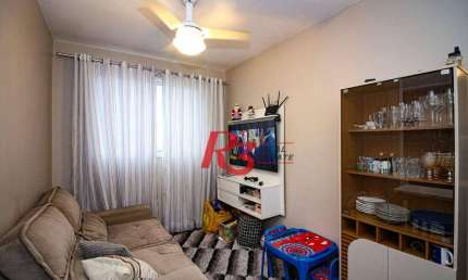 Apartamento à venda, 43 m² por R$ 280.000,00 - Castelo - Santos/SP