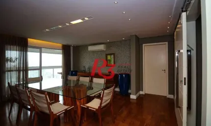 Apartamento à venda, 204 m² por r$ 3.720.000,00 - embaré - santos/sp